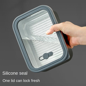 Recipiente <span class=keywords><strong>de</strong></span> Acero Inoxidable 304 con Tapa, Hermético, Apto para Microondas, para Comida Caliente o Frí<span class=keywords><strong>a</strong></span>, Venta al Por Mayor, Logotipo Personalizado - Product Image 2
