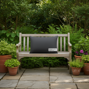 Cojín para Banco de Jardín Color Antracita, 39.4x19.7x1.2, Cojines para Exteriores de Tela Oxford, Resistentes al Agua, para Todas las Estaciones - Product Image 2