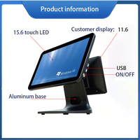 ISEE ISEE A100 Equipo de Caja Registradora POS - Sistema POS con Pantalla Táctil de 15-17 Pulgadas, Caja Registradora con Sistema Operativo Android, Garantía de 3 Años, Bluetooth/Wi-Fi 6