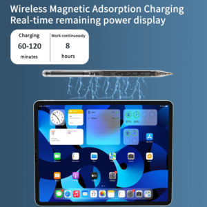 Stylet numérique <span class=keywords><strong>Pro</strong></span> à design transparent avec rejet de paume et chargement magnétique pour <span class=keywords><strong>iPad</strong></span> <span class=keywords><strong>Pro</strong></span> 2018-2025 - Product Image 5
