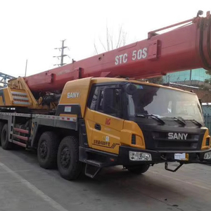 Grúa sobre Camión Sany Usada de 50 Toneladas a Bajo Precio, Aprobada por la EPA y con Excelente Rendimiento de Elevación, en Venta - Product Image 1