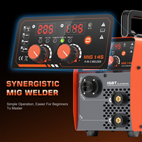 FEIFANKE 145A 110V Nouvelle machine à souder multi-processus 4-en-1 MIG/flux core/MMA Stick/Lift TIG IP21S en alliage d'aluminium IGBT