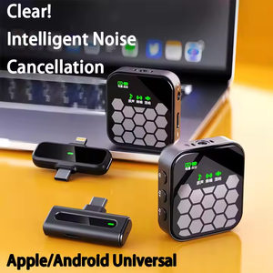 <span class=keywords><strong>Pix</strong></span>-link J33 Bluetooth tiếng ồn hủy bỏ Microphone ghi âm <span class=keywords><strong>video</strong></span> ghi âm Kit Live Show không dây di động Lavalier Microphone - Product Image 4