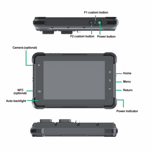 3rtablet ST-7 mới 7-inch gồ ghề Qualcomm Android <span class=keywords><strong>13</strong></span> máy tính bảng công nghiệp không thấm nước xe gắn máy tính đa kênh AHD - Product Image 2