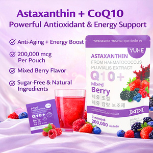Échantillon Gratuit OEM Boisson au Collagène Antioxydant pour Femmes Sans Sucre Vitamine C B1 B2 B6 <span class=keywords><strong>Astaxanthine</strong></span> CoQ10 Poudre de Collagène à Boire - Product Image 3