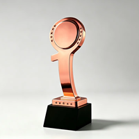 Trophée sportif en métal moulé sur mesure avec impression UV, plaqué or, pour événements et souvenirs