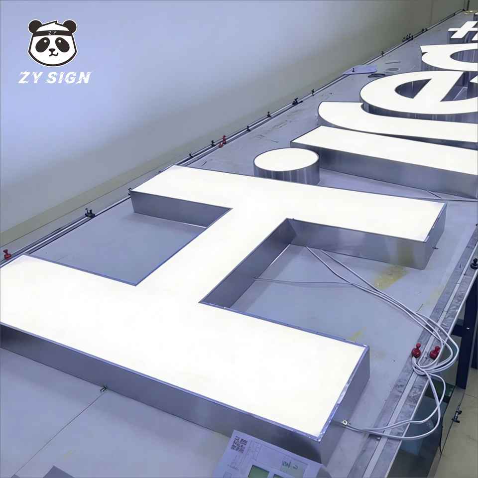 Outdoor Neon Lighted Arabic RGB Channel Letters 3D Letters Illuminated ...
