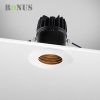 Sténopé 7W projecteur classique COB Spot Downlight hôtel encastré réglable LED Down Light