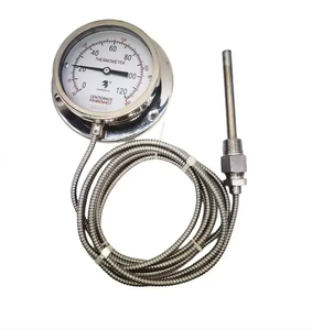 Thermomètre <span class=keywords><strong>capillaire</strong></span> analogique en verre Y100, capteur de température 0-650 ℃   Boîtier de 100 mm, longueur de 3 m, OEM ODM - Product Image 5
