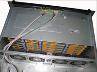 Baie de disque dur SATA/SAS 6G à échange à chaud 20 baies, serveur de stockage 4U, châssis avec facteur de forme ATX, ventilateur horizontal en plastique, en stock