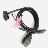Faisceau de câblage multifonctionnel de diagnostic de véhicule professionnel de câble OBD2 personnalisé pour application automobile