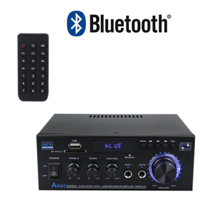 AK45 Khuếch Đại Kỹ Thuật Số Bt 5.0 Khuếch Đại Công Suất 300Wx2 Đầu Ra Kênh 2.0 Max 400W Loa Siêu Trầm Hi-Fi Âm Thanh Stereo <span class=keywords><strong>Receiver</strong></span> - Product Image 3