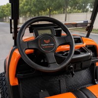 Vente en gros de voiturette de golf tout-terrain 4 places à 4 temps à essence - Châssis en acier durable et carrosserie ABS, 45 km/h, 13 kW de puissance, couleurs personnalisées