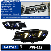 Kit de rétrofit pour phares laser G20 avec feux de jour LED bicolores Snake Eye et clignotants laser pour BMW Série 3 G20 G28 2019-2025