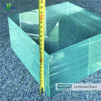 Verre feuilleté insonorisant sur mesure pour fenêtres, portes et murs rideaux, verre de sécurité haute résistance