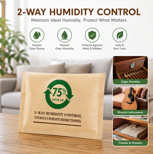 เครื่องทำความชื้นสำหรับไม้ซิการ์ humidor แพ็คความชื้นกีต้าร์ควบคุมสองทางแบบพกพาทนทาน8G - Product Image 1