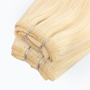 2025 100% più venduti bundle di capelli umani biondo vergine grezza trama di colore chiaro che vende extension per capelli a doppio disegnato - Product Image 2