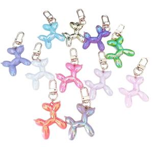 Laser Balloon <b>Dog</b> Colorful Key Chain Cartoon Creative Small Animal <b>Dog</b> <b>Keyrings</b> 2024 New Fashion Art Trendy Keychain - Product Image 3