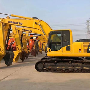 Excavatrice hydraulique d'occasion Komatsu PC200-8 Komatsu PC200 Komatsu PC200-7 pour projet de lutte contre les inondations urbaines - Product Image 1