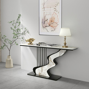 Table <span class=keywords><strong>console</strong></span> moderne de salon et de couloir Table <span class=keywords><strong>console</strong></span> d'art en dalle de roche créative contre le mur Table <span class=keywords><strong>console</strong></span> de <span class=keywords><strong>rangement</strong></span> de haute qualité - Product Image 2
