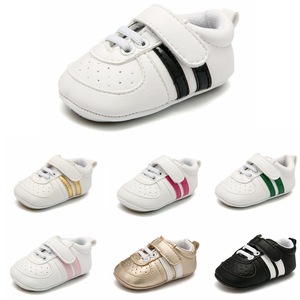 Sepatu Bayi Sol Lembut Grosir untuk Belajar Berjalan Usia 0-12 Bulan Sepatu Bayi Baru Lahir Putih Sepatu Bayi Prewalker - Product Image 2