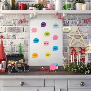 Notes autocollantes magnétiques colorées à bulles mignonnes pour l'école de bureau à domicile bon pour écrire cadeau forte marque papier coloré résistant à la déchirure - Product Image 5