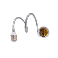 E27 convertisseur d'extension Flexible lumière LED ampoule étendre adaptateur prise prise murale support de Base de lampe douille à vis prise EU US