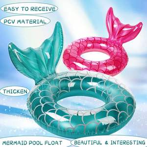 Sirène <span class=keywords><strong>piscine</strong></span> flottant fête d'été sirène anneaux de natation gonflables <span class=keywords><strong>piscine</strong></span> flotteur anneau d'eau - Product Image 6