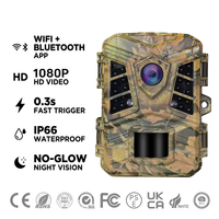 Cámara de Caza Sensvision 4K CMOS WiFi Starvis con Visión Nocturna, Detección de Movimiento de 70 pies, Impermeable, Multipotencia