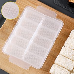 10 trong 1 Mini Nhật Bản onigiri Sushi khuôn hình chữ nhật gạo bóng khuôn Nigiri <span class=keywords><strong>Bento</strong></span> Sushi <span class=keywords><strong>Maker</strong></span> - Product Image 3