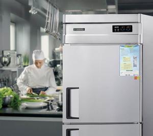 Congélateurs sous comptoir 30 pieds cubes à refroidissement par ventilateur, 2 portes, en acier inoxydable, numériques, équipement de cuisine commercial, dégivrage automatique - Product Image 5