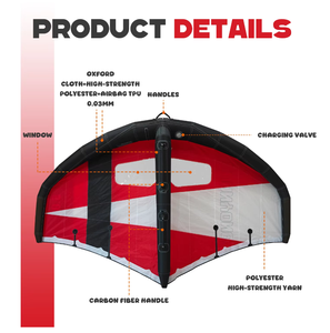 In Stock 5m Carbon Foil Hydrofoil Wing for Surfing Surfboard Ocean Water Sports KW01 in Stock <b>Inflatable</b> Foil Wing With - Product Image 3