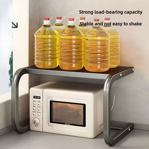 Large Capacity Counter-top Kitchen Microwave Oven Storage <strong>Shelf</strong> Home Oven Electric Cooker <strong>air</strong> <strong>Fryer</strong> Storage <strong>Shelf</strong> - Product Image 2