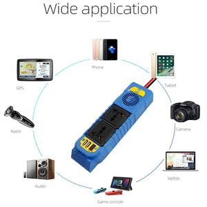 Convertisseur de courant portable mini onduleur type <span class=keywords><strong>crocodile</strong></span> 200W, convertisseur de courant DC 12V vers <span class=keywords><strong>220V</strong></span> 230V 240V AC, convertisseur de voiture DC vers AC, prix d'usine - Product Image 5