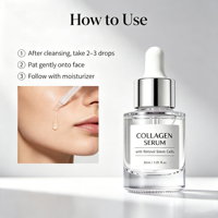 Sérum Visage Anti-Âge au Collagène, Rétinol et Cellules Souches Marque Blanche – Peau Repulpée, Anti-Rides, Raffermissante et Hydratante