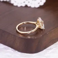 Bague en argent sterling 925 de la marque MuShan, sertie de diamants Moissanite D de 1, 2, 3, 4, 5 ou 6 carats pour femmes, bijoux brevetés MST