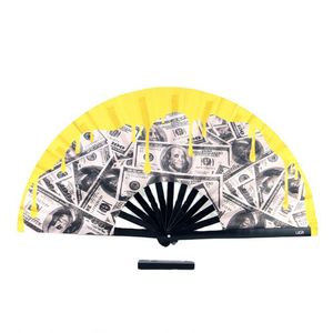 Abanicos de Mano de Plástico Ecológicos con Estilos Clásicos Tradicionales Personalizados, Abanicos de Bambú con Ángeles Tallados para Publicidad y Promoción - Product Image 5