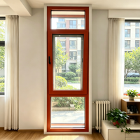 Ventana Abatible de Aluminio con Certificación Estándar RC4 de la UE para Proyectos de Construcción en el Extranjero, Suministro al por Mayor, Perfil Personalizado