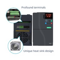 Variateur de fréquence VFD, variateur AC 15 kW, 18,5 kW, 20 CV, 25 CV, triphasé 380 V, 50/60 Hz, convertisseur de fréquence, contrôle vectoriel, IP20 pour moteur de compresseur