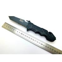 Type de matériel en acier inoxydable utilitaire survie en plein air Camping chasse couteaux de poche pliants couteau tactique