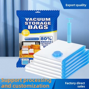 Sacs de compression de voyage peu encombrants en plastique PA/PE pour l'<span class=keywords><strong>emballage</strong></span> <span class=keywords><strong>sous</strong></span> <span class=keywords><strong>vide</strong></span> de literie et l'organisation des bagages - Product Image 1