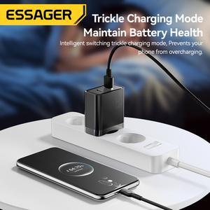 ESSAGER ES-CD43 QC4.0 PPS PD 65ワットUsb-AタイプC電話ラップトップ壁Gan高速充電器65 W Iphone Samsung用 - Product Image 5