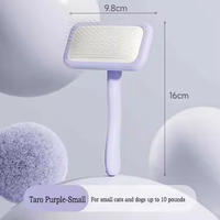 Brosse en acier inoxydable et bois pour enlever les poils des chiens et des chats pour le nettoyage et le toilettage des animaux de compagnie