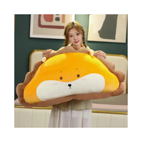 Peluche personnalisée en coton PP écologique, animaux de la forêt mignons (chat, lion, hamster, cochon, dinosaure), coussin long pour dormir, anti-stress