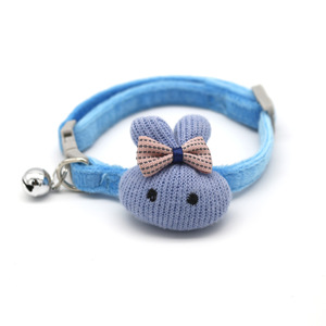 Nuevos cómodos collares para mascotas de moda de alta calidad en 4 colores para perros y gatos con conejo de peluche - Product Image 3