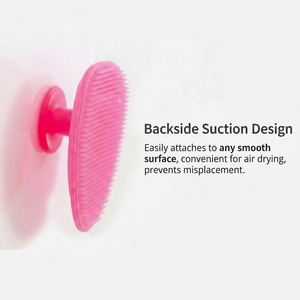 Professional Deep Facial Cleansing Brush Handheld Silicone Scalp Face Massager with Soft Shampoo <b>Blackhead</b> <b>Removal</b> Bath <b>Tool</b> - Product Image 5