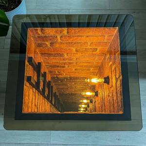 وصل حديثا تخفيضات كبيرة تصميم برميل طاولة بار ارتفاع شعار مخصص مرآة اللانهاية ملهى ليلي حانة أدى تضيء الأثاث - Product Image 6