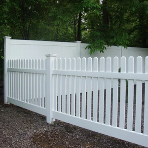 Valla de PVC Blanca de Alta Calidad, Paneles de Cercado Duraderos para Jardín, Precio de Fábrica, Tipo Madera Natural Tratada a Presión - Product Image 6