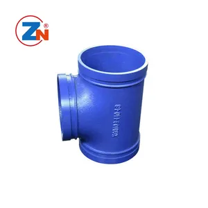 Ductile Iron Grooved Cast Iron Pipe Fittings Rigid Coupling Grooved Pipe Joint for Fire Protection