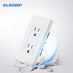 Điện mỹ hiện đại dân cư công nghiệp tường Ổ cắm điện ánh sáng Tường <span class=keywords><strong>Outlet</strong></span> Duplex trang trí đựng - Product Image 1